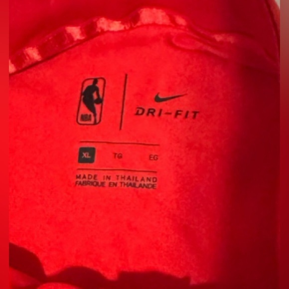 Nike Dri-Fit Chicago Bulls Long Sleeve 1/4 Zip Pullover Mens Large Lightweight - Picture 4 of 9